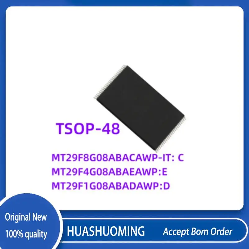 10Pcs/LotNew MT29F8G08ABACAWP-IT:C MT29F8G 29F8G08ABA MT29F4G08ABAEAWP:E MT29F4G 29F4G08ABA MT29F1G08ABADAWP:D 29F1G08ABA MT29F1