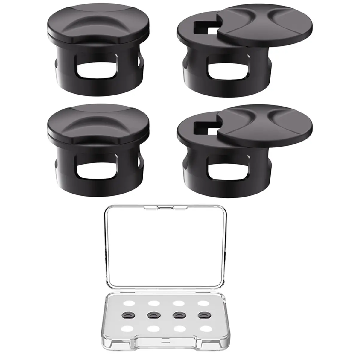“QUALITY EXCELLE“4 LED Light Blocking Cover for Meta 1 2nd Smart Glasses Camera Lens Protect Cover for Skyler Headliner