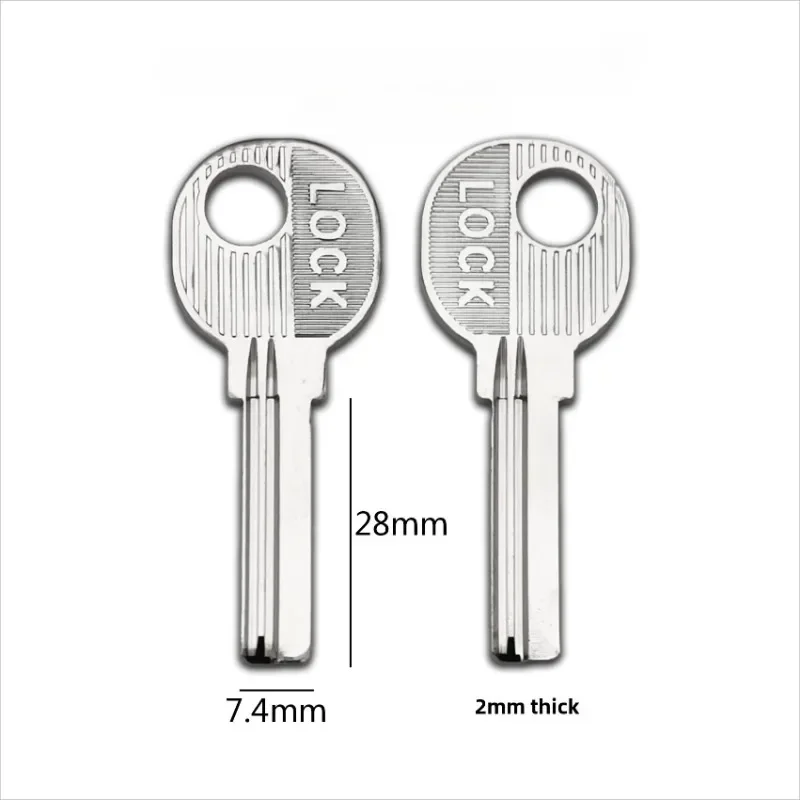 

2PC E-342LR Is Suitable for The 4th Square Right Key Blank and The 4th Square Wooden Door Lock Key Blank