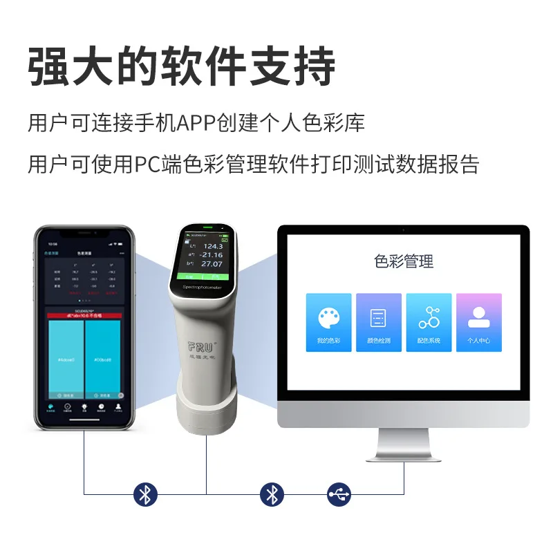 Weifu Optoelectronics WR-10plus Paint Paint Plastic Color Measurement Portable Color Difference Meter Color Difference Meter
