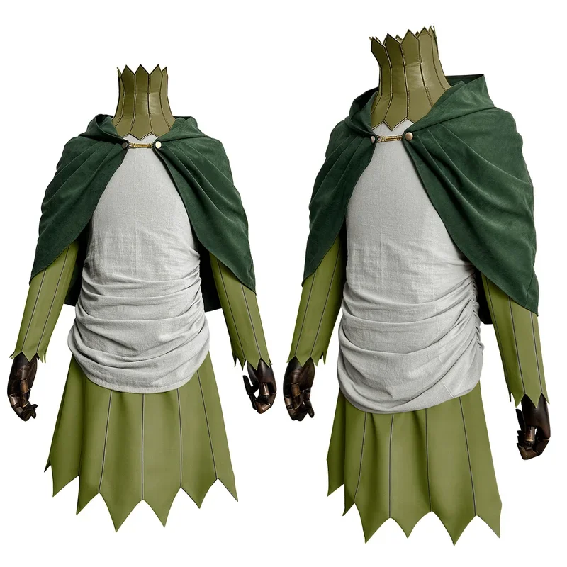 

FC6HOLOUN Delicious Dungeons Meshi Anime Mithrun Cosplay Costume Wig Cloak Dress Tops Outfits Cos Convention Halloween Chri@FC8！