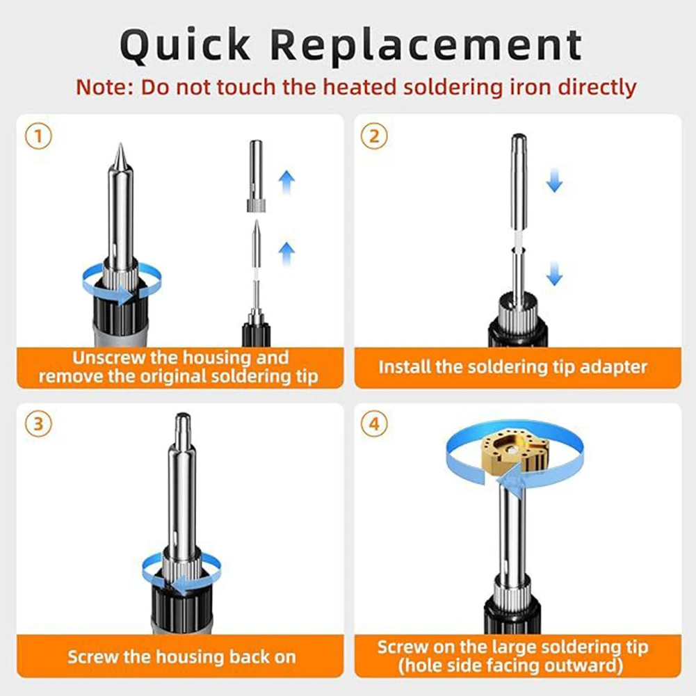 

Soldering Tip and Adapter Set Built for Controlled Thermal Application When Replacing Analog on Gaming Controllers