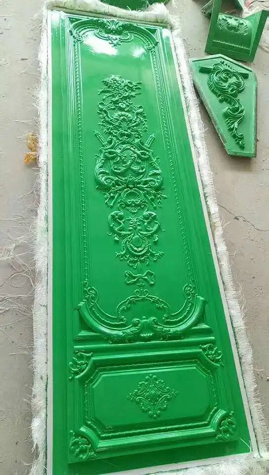 Fiberglass Material Plaster Plate Wall Panel Molds Making For House Ceiling Decoration For Gypsum