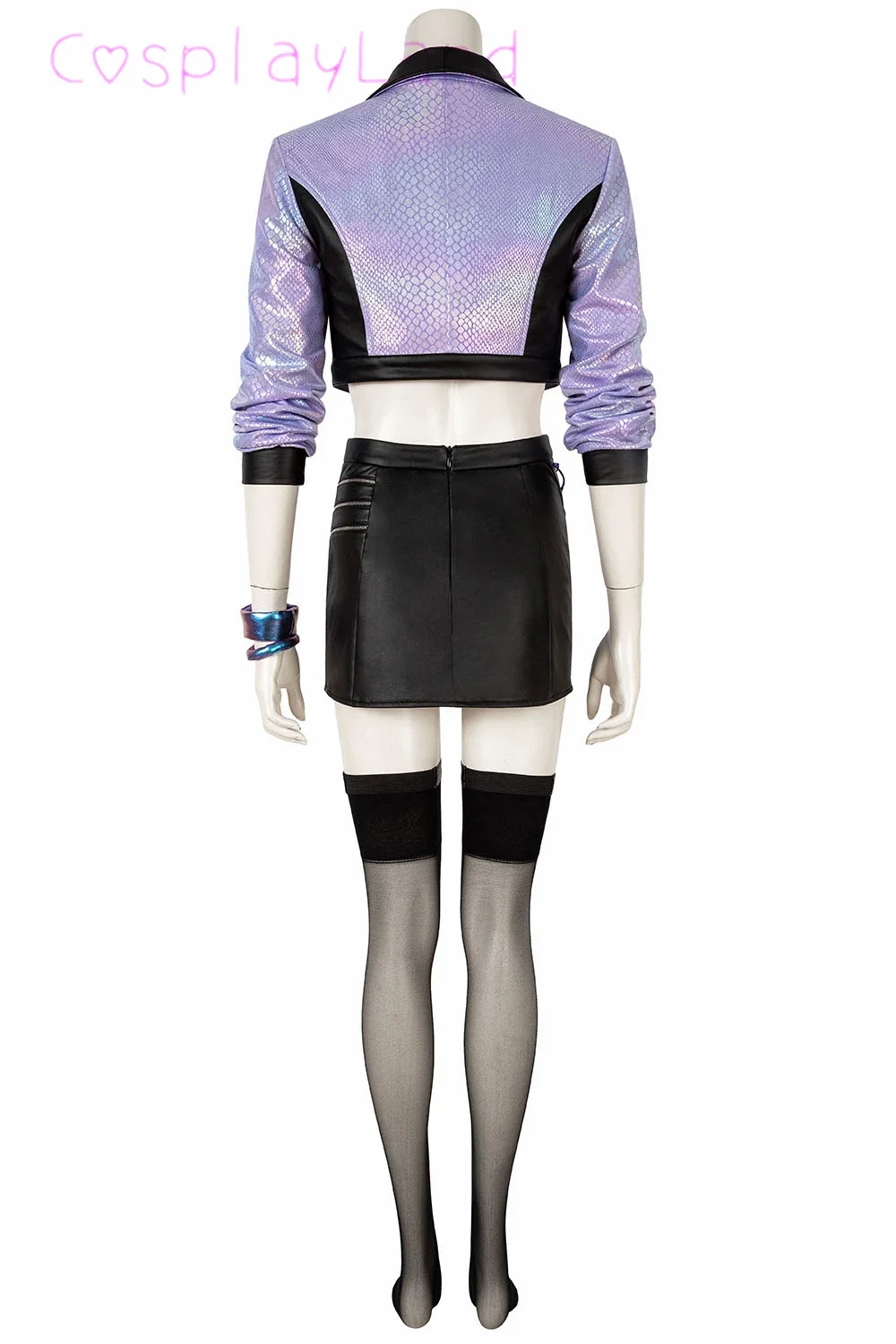 게임 LOL 코스프레 KDA 그룹 멤버 할로윈 코스튬 에블린 코스프레 의상 카니발 섹시 S10 결승 EIFINI 유니폼 슈트