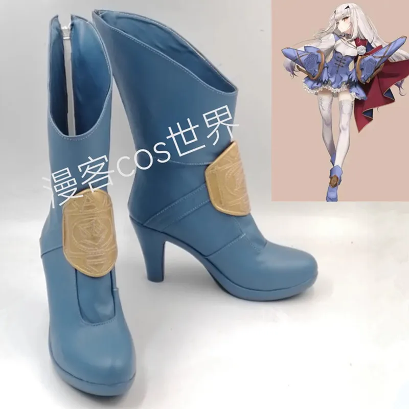 

Fate Grand Order Fairy Knight Lancelot Обувь для косплея Костюм Сапоги Сапоги из искусственной кожи