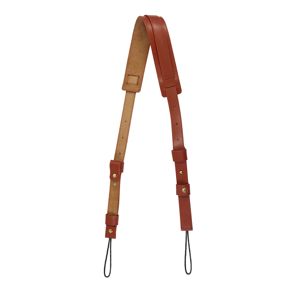 

Camera Strap Cowhide Single Simple Practical for Travel Adjustable Length Wide Strap Comfortable Use Firm Carrying Good Quality