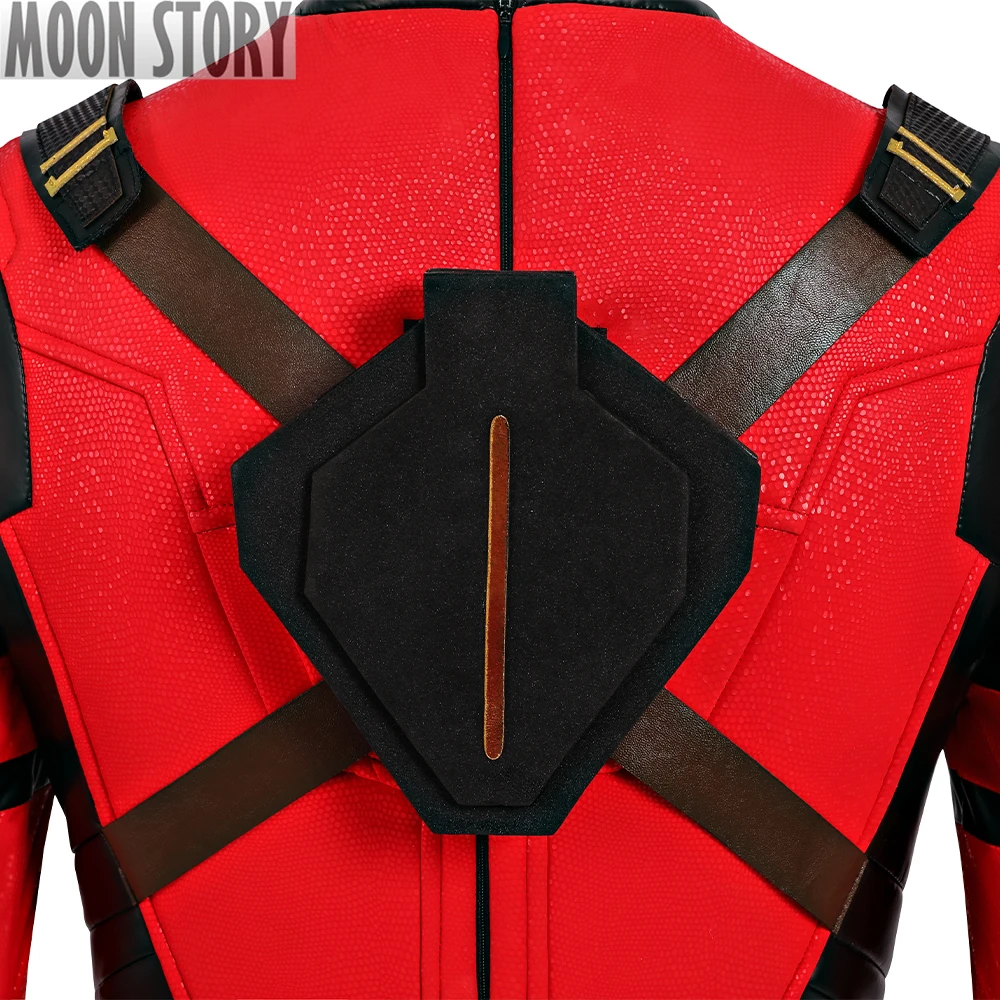 Film 3 Superheld Wolverine Cosplay Cosutme Wade Winston Wilson Rode Jumpsuit Zentai Halloween Man Outfit Volledige Set