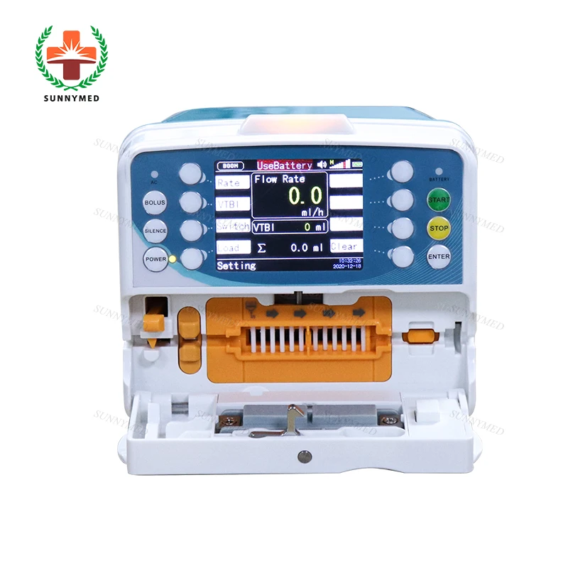 SY-G089I Veterinary Equipment 100I Electric Saline Alaris Angel Portable Infusion Pump Machine Hospital Equipment First-aid Devi