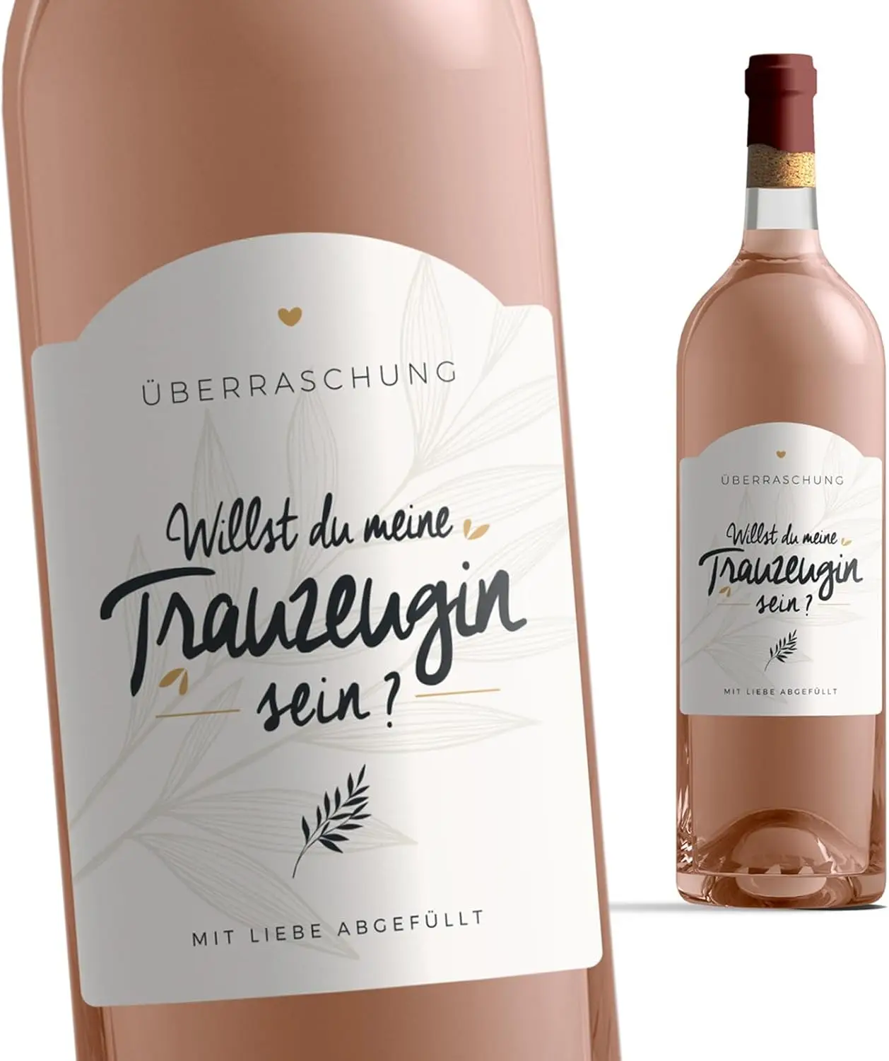 12er-Pack Flaschenetiketten für Brautjungfern – Wird du meine Brautjungfer sein? Hochzeit – Hochzeitskarte – Fragen Sie die Brautjungfern