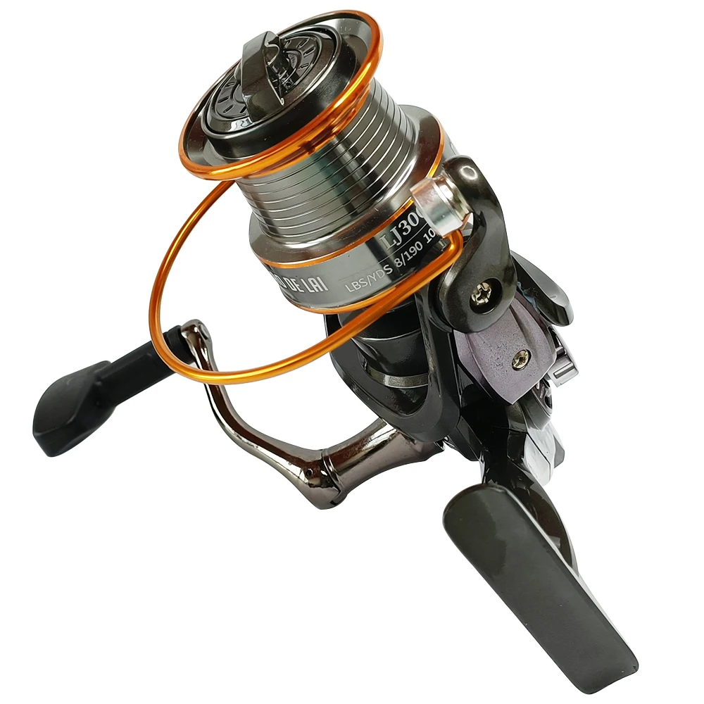 تصفح 3000 4000 5000 6000 7000 10000 12000 12 + 1BB 5.2:1 نسبة التروس المياه المالحة الغزل لعبة كبيرة الصيد بكرة #4