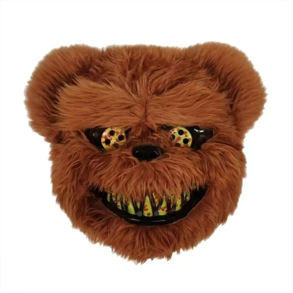 Halloween Cosplay Gesichtsmaske Fancy Party Bühne Make-up Gruseliger Bär Kaninchen Cartoon Kopfbedeckung Karneval Kostüm Prop Maskerade Maske