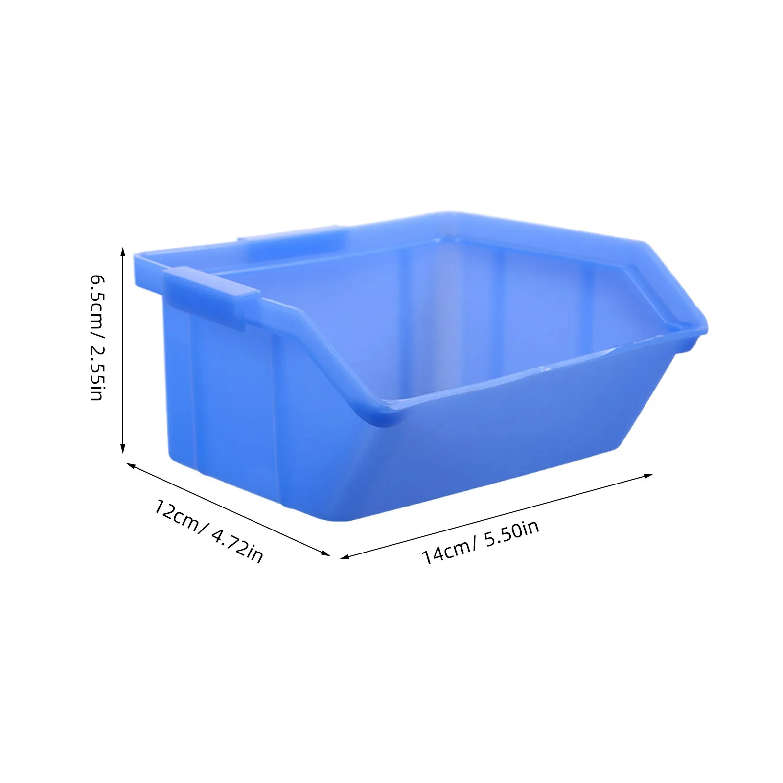 10Pcs Safe Reliable Plastic Tool Storage Box Beautiful Design Home Decoration Storage Case Large Capacity Sundries Holder Oblong