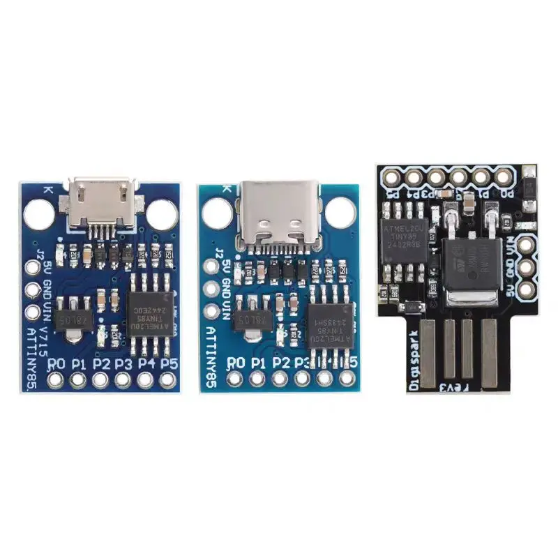 1/5/10PCS ATTINY85 Mini Development Board 8-bit AVR Microcontroller Module Digispark Kicksta Expansion Board