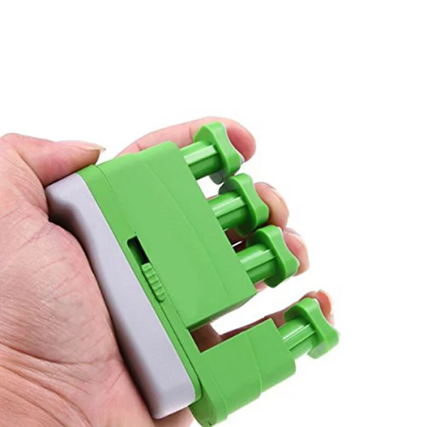 

Portable Guitar Hand Exerciser Green Small Light Tension Trainer Finger Strengthener for Instrument Players Warm Up Finger Speed