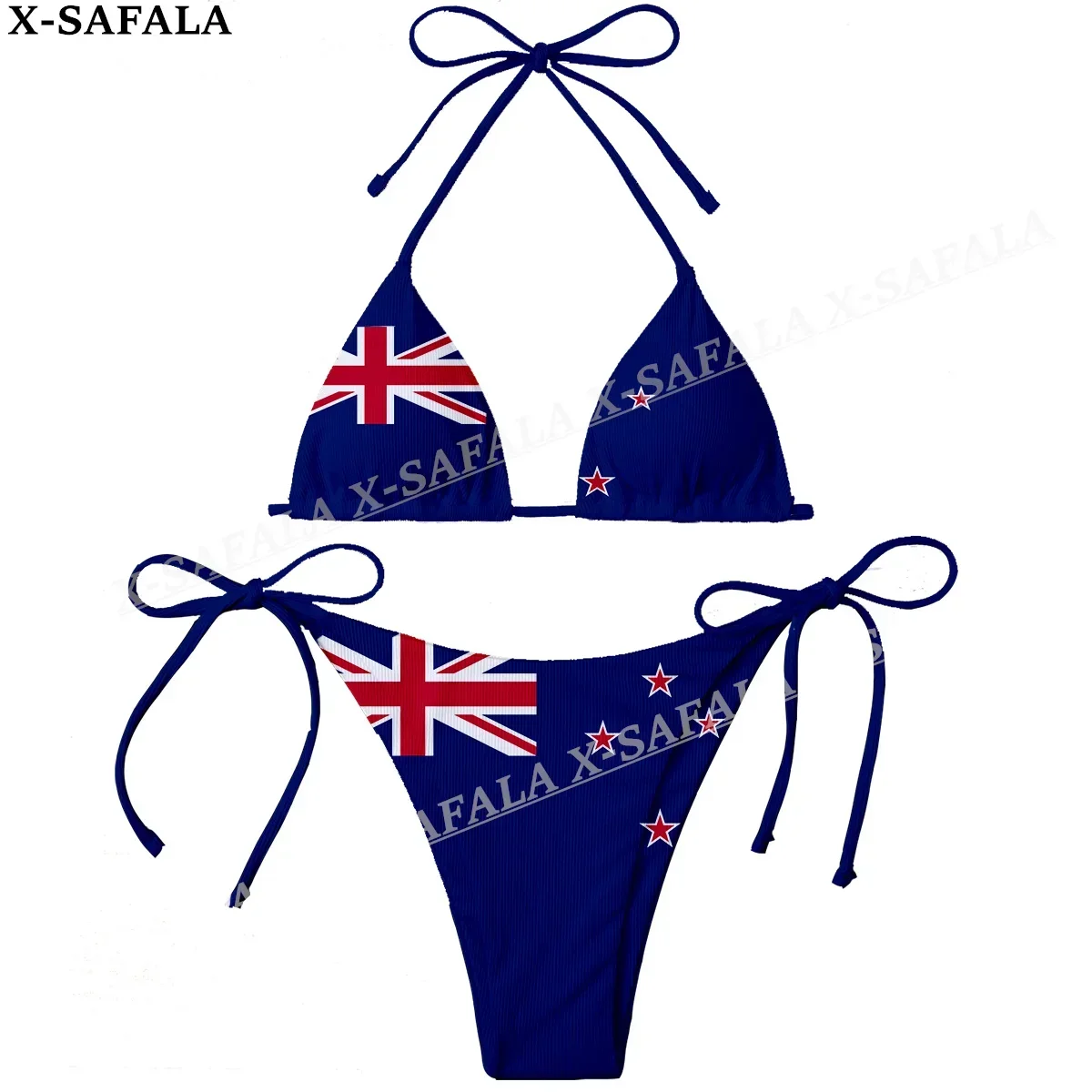 New Zealand Country Flag 3D Print Women Micro Sexy Bikini Bra Set Summer Beachwear Sexy Beach Two Pieces Bathing Suits Swimwear