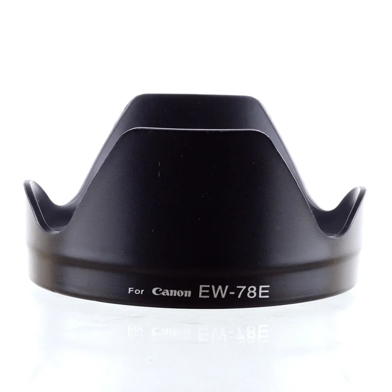 EW-78E Camera Bayonet petal Lens Hood Reversible suit for canon EF-S 15-85mm f/3.5-5.6 USM Lens SLR hood