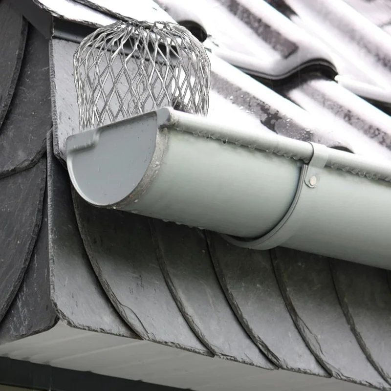 4 peças de proteção de calha, downspout, 3,5 polegadas, folha expansível