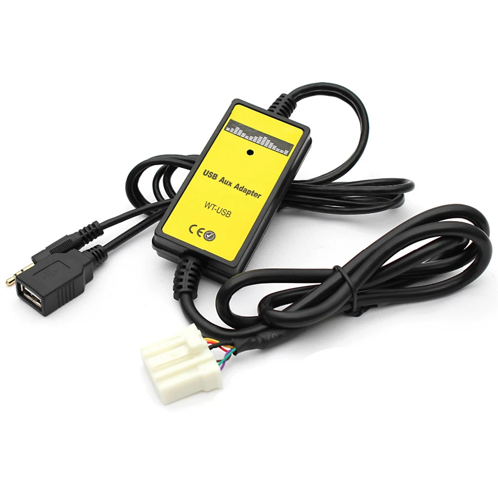 Car Audio AUX USB Adapter CD Changer No Signal Interference MP3 Digital Cable