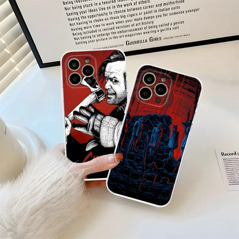 The Shining Stanley Kubrick Movie Phone Case Transparent For Iphone 14Pro 11 12 14 Pro Max Mini 6 6s 7 8 Plus X XR XS SE2020