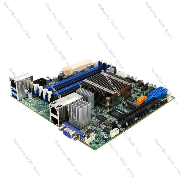 X10SDV-4C-TLN2F server ITX motherboard,  D1521 dual 10 Gigabit Ethernet port Qunhui NAS