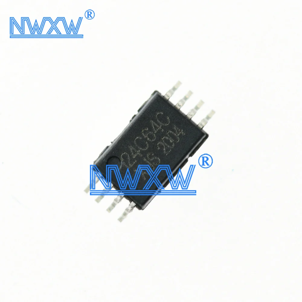 AT24C64 TSSOP8 24C64C IC chip AT24C64D-XHM-T ultra-thin close pin 24C64