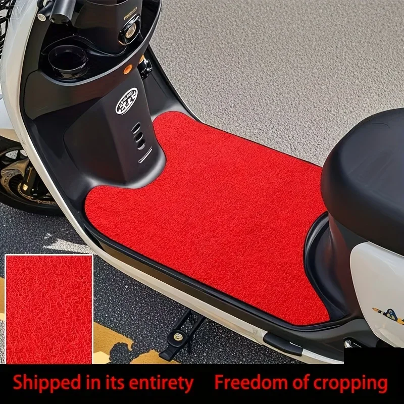 1PC Electric car mat bicycle motorcycle electric scooter universal foot mat, Non-Slip Foot Pad for E-Bike Motorcycle