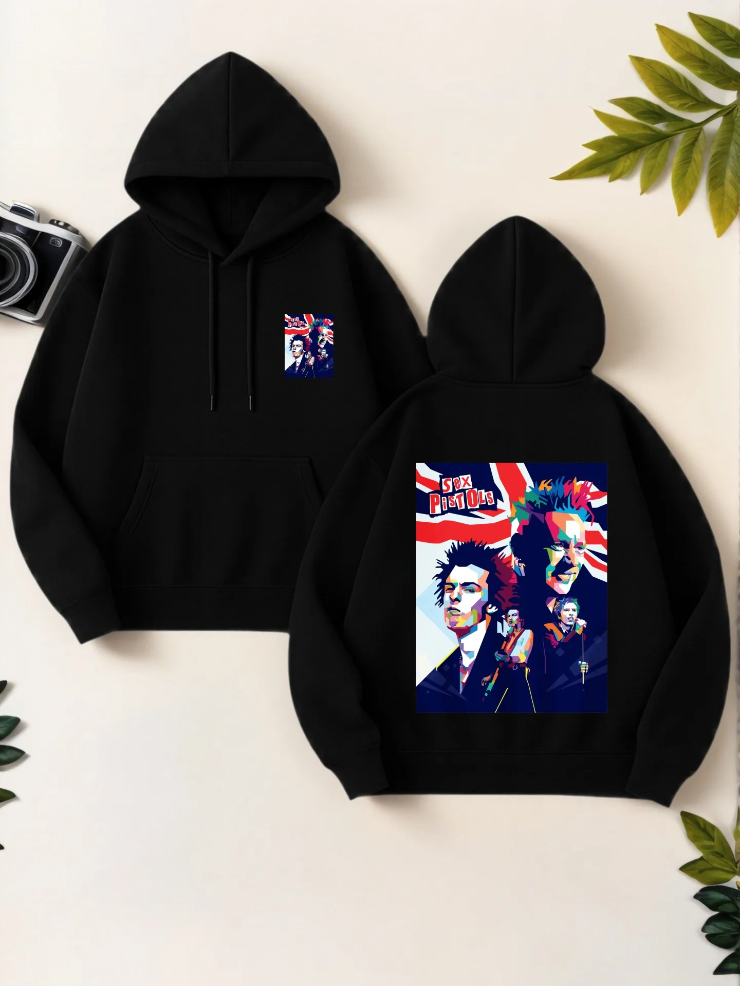 

Толстовка с графическим рисунком, винтажный графический принт, уличный стиль, смесь хлопка, повседневная повседневная одежда, для молодых мужчин