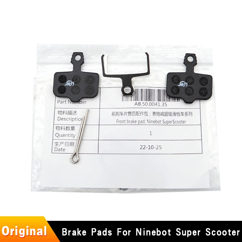 Original Brake Pads For Segways Ninebot Super Electric Scooter GT1 GT2 Front and Rear Brake pad Parts