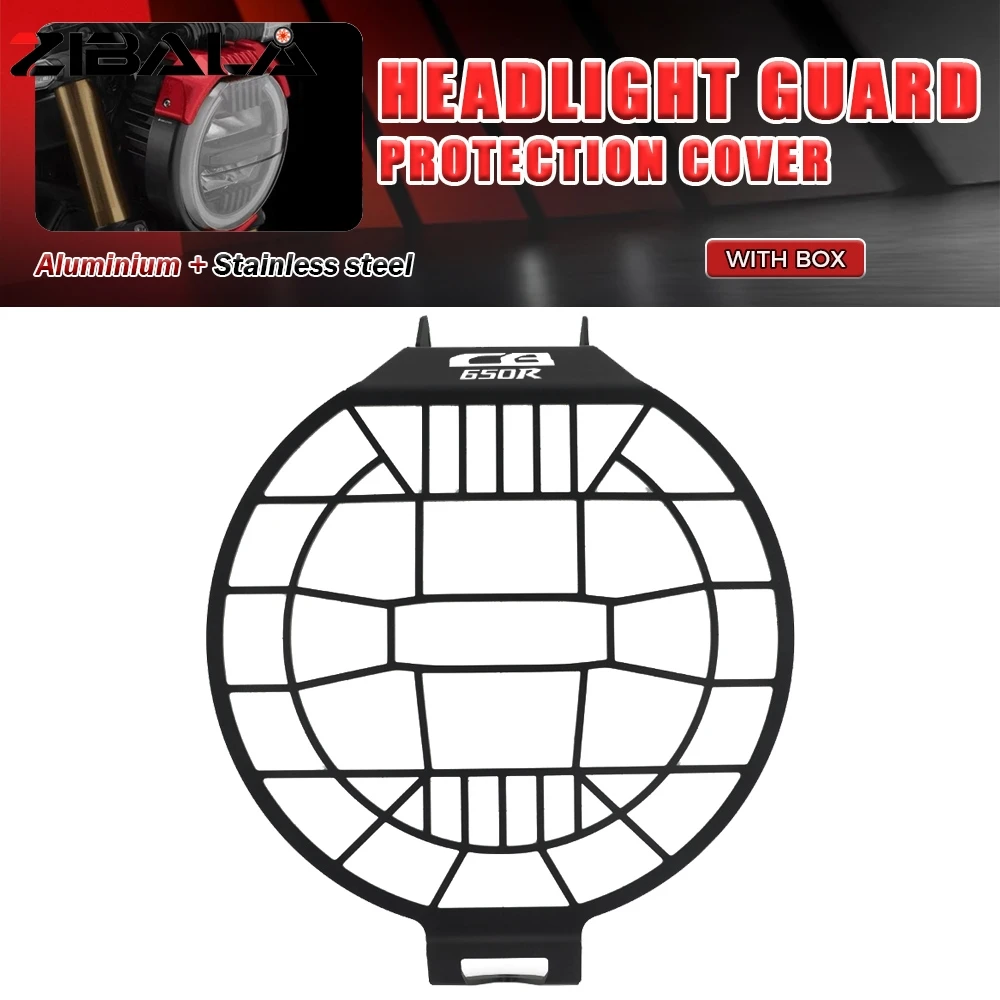 

FOR HONDA CB650R 2018-2021 2022 2023 New Vintage Headlight Protector Retro Grill Light Lamp Cover CB 650R Motorcycle Accessories