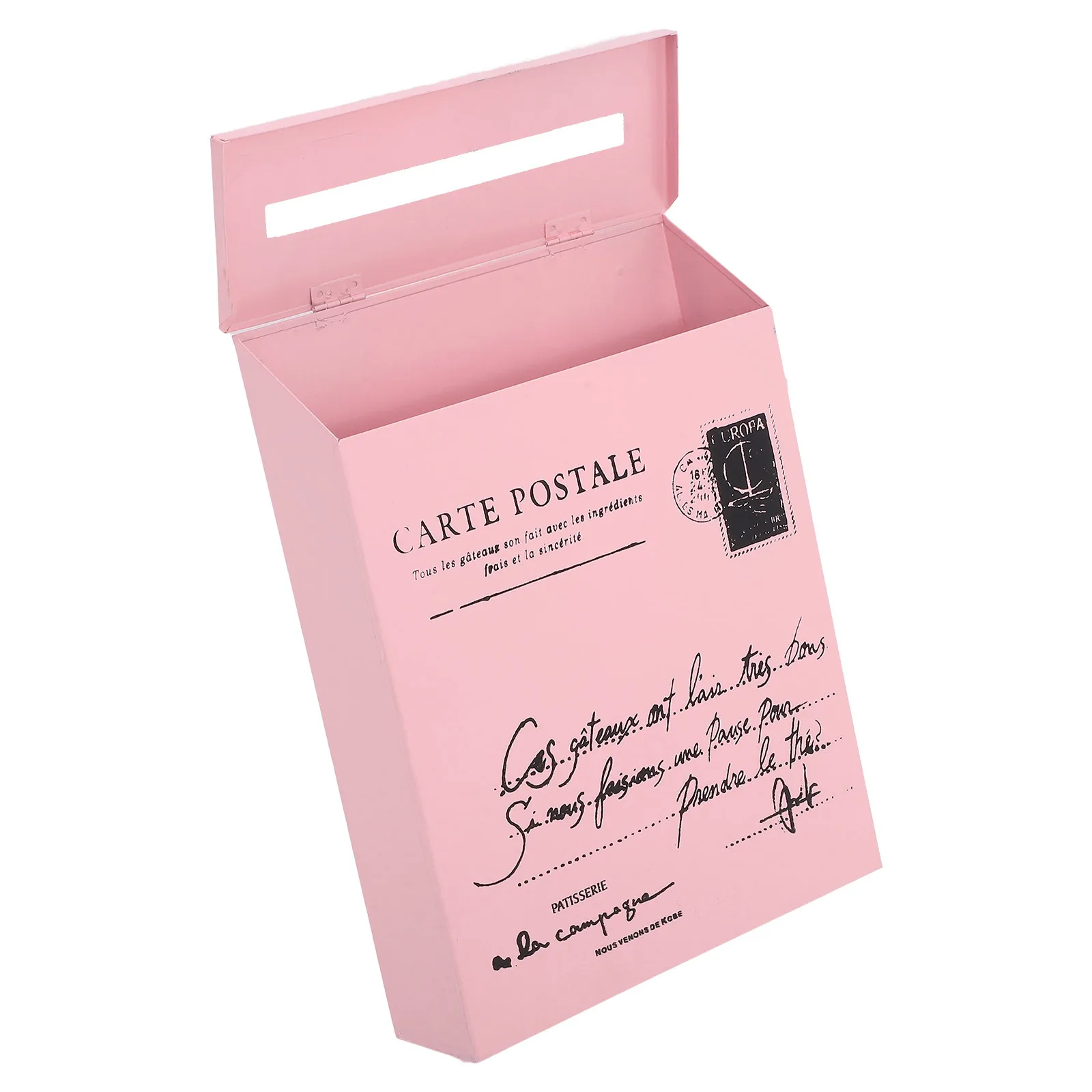 

1pc Iron Suggestion Box Mounted Mailbox For Outside Vintage Metal Post Box Home Office Wall Mount Letter Organizer Retro Wall