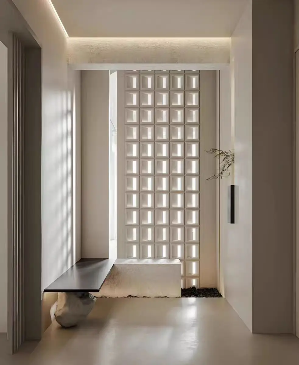 PU Partition Walls Pu Faux Hollow Brick Wall Panel Termite-Proof Heat-Resistant For KTV Bars Factory Direct Supply Best Price