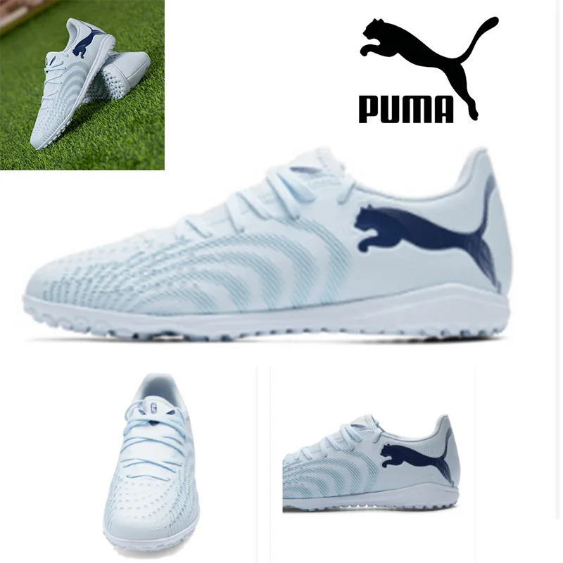 Puma Mid Cut Football Shoes TT Studded Comfort Sneakers 108918-03