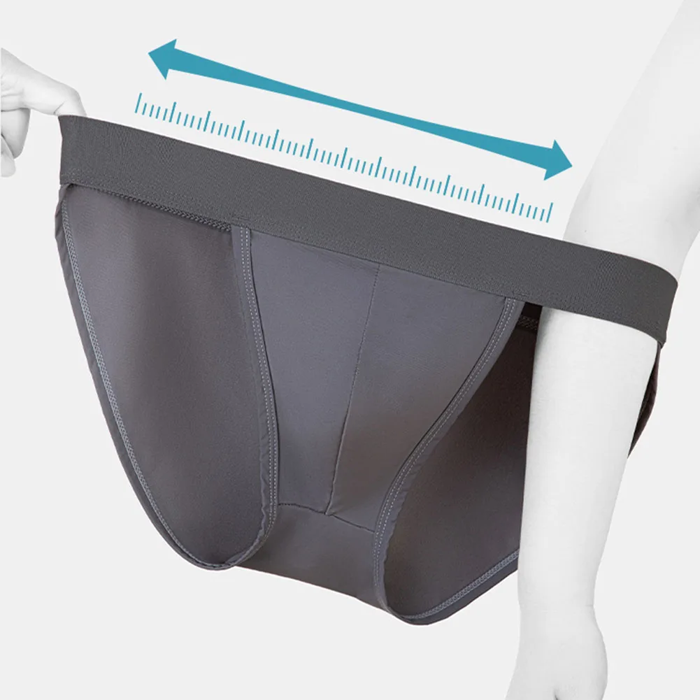 

Comfortable Underpants Breathable Pouch 74 Nylon Material Brand New Condition Breathable Pouch Briefs For Men Boxer