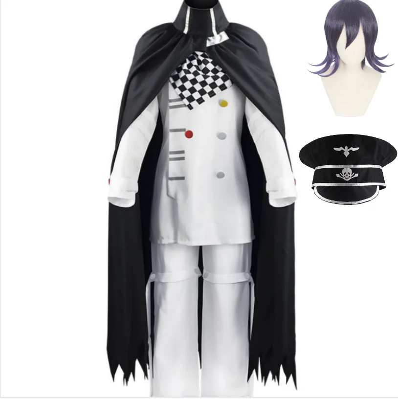 أزياء أنيمي دانغانرونا V3 كوكيشي أوما عباءة أنيمي التأثيرية أزياء الرئيس أوما التأثيرية عباءة الهالوين كرنفال