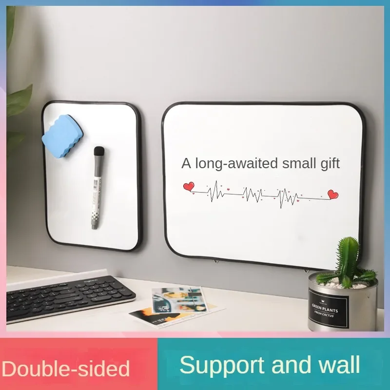 Magnetic Whiteboard Soft Edge Double Sided Hanging Home Office Kids Adults Writing Erasable Memo Board
