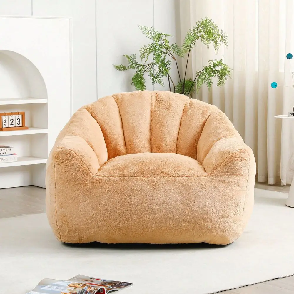 

Bag Chair, Bag Sofa Chair With Armrests Stuffed HighDensity Foam, Lazy Sofa Comfy Chairs Beanbag Chair For Adults In Living Roo