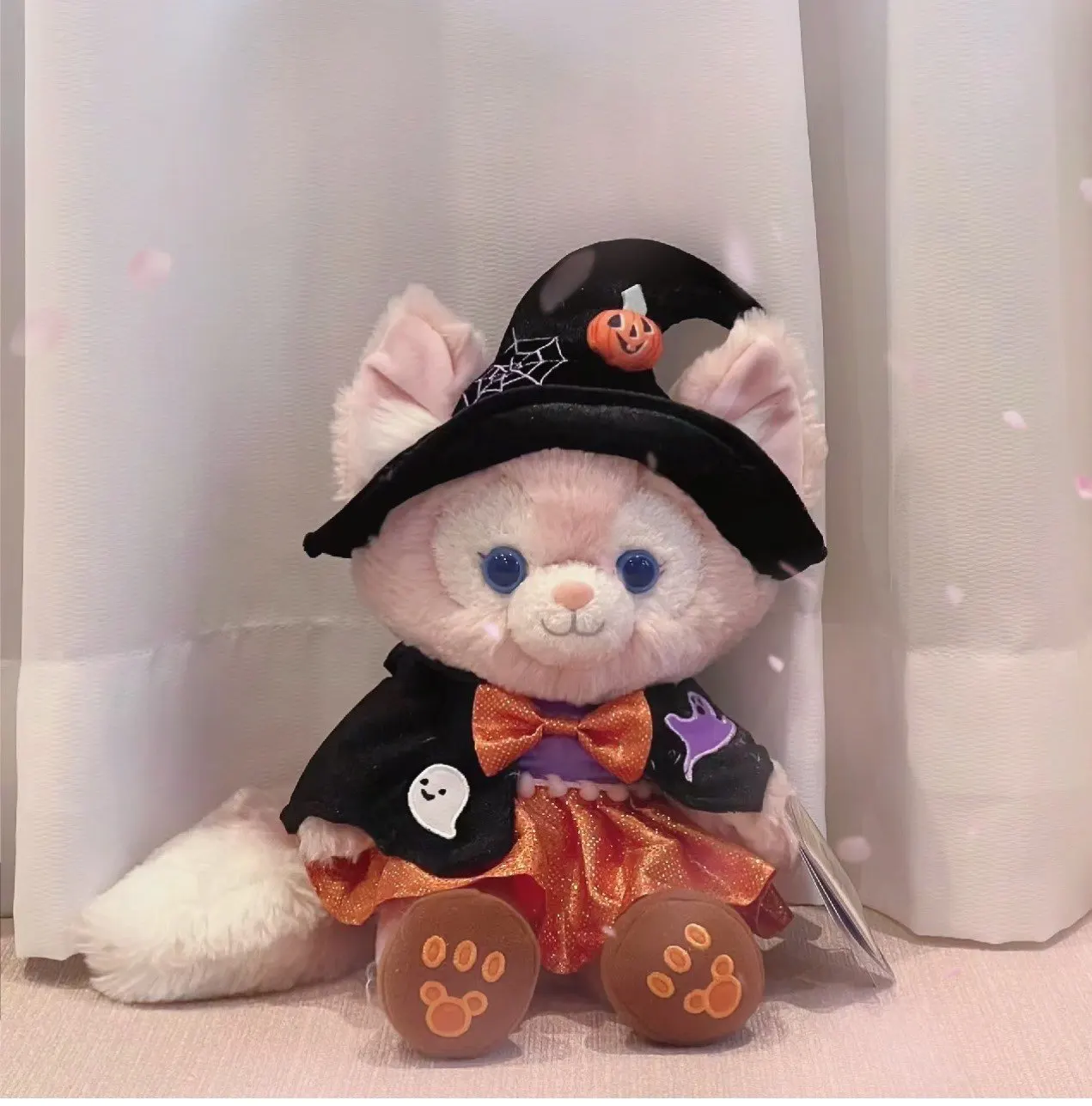 

Плюшевая игрушка LinaBell (Линабелл) — розовая лиса, 30 см, лимитированная серия «Хэллоуин 2023» из Шанхайского Диснейленда, праздничный подарок для девочек