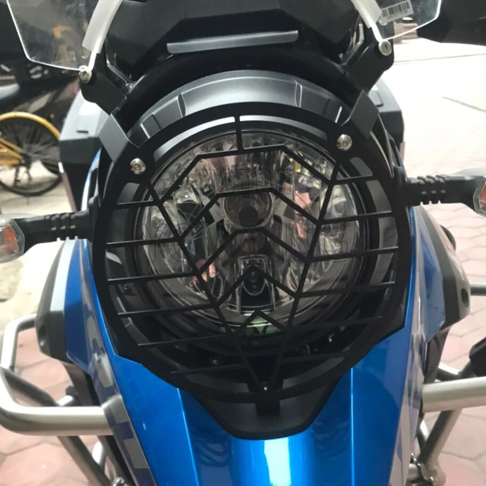 

For Suzuki V-Strom 250 VStrom DL250 DL 250 2017-2024 2025 Headlight Grill Protection Head Light Cover HeadLamp Grille Mesh Guard
