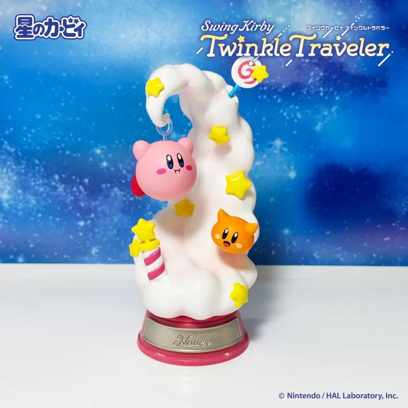 

Re ment New Food and Play Star Kirby Swinging Swing Traveler Collection 3rd Small Handheld Blind Box Christmas Surprise Gift