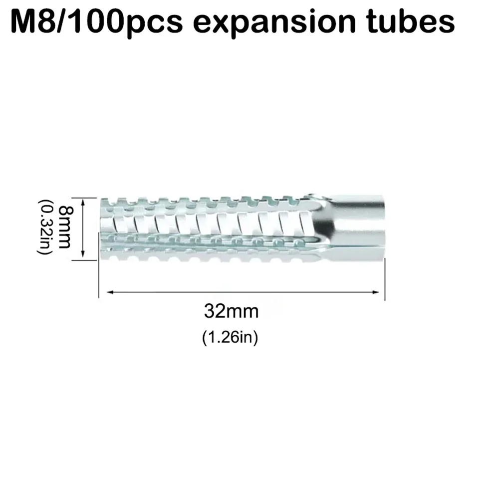 

Новые саморезы для металлических расширительных трубок, гвозди, зубчатые металлические расширительные винты, крепежные детали, болт, бетонная стена