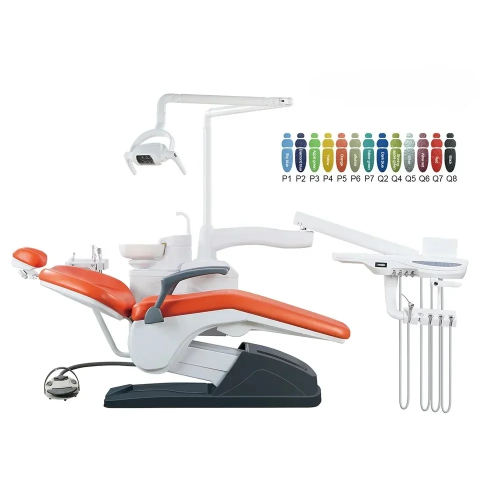 High quality Dental Equipment Chairs Price Color customizable dental chairs unit price Electric dental chair price