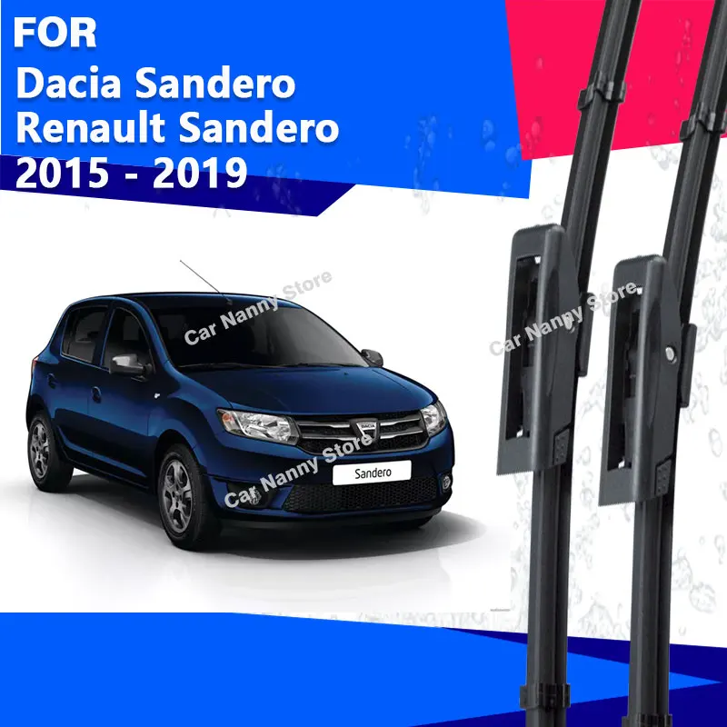 

Щетки лобового стекла для Dacia Renault Sandero 2015-2019 автомобильные дворники резиновая полоса дворника 2016 2017 2018