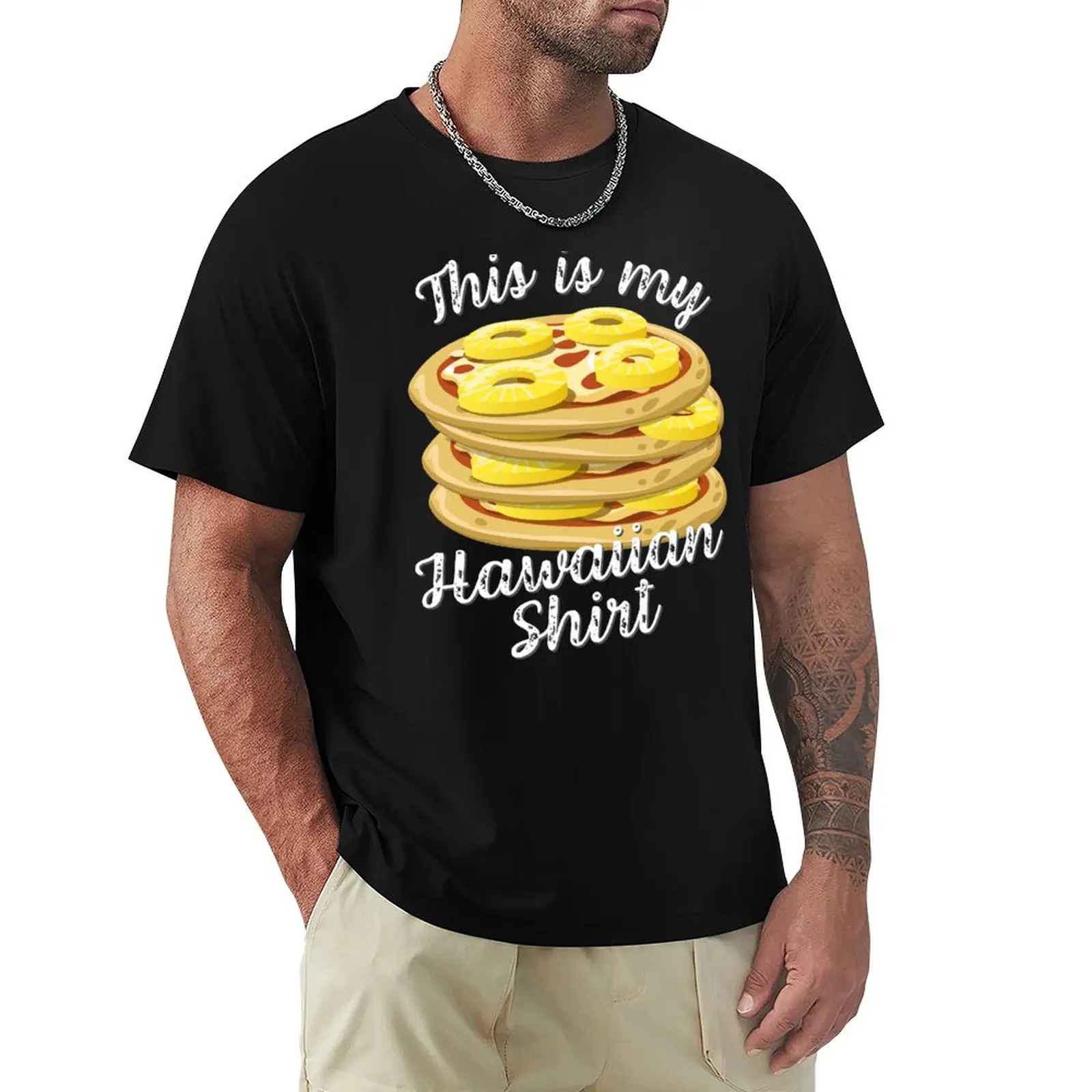 

This Is My Hawaiian Shirt Pizza Summer Gift Bday T-Shirt oversizeds mens workout shirts