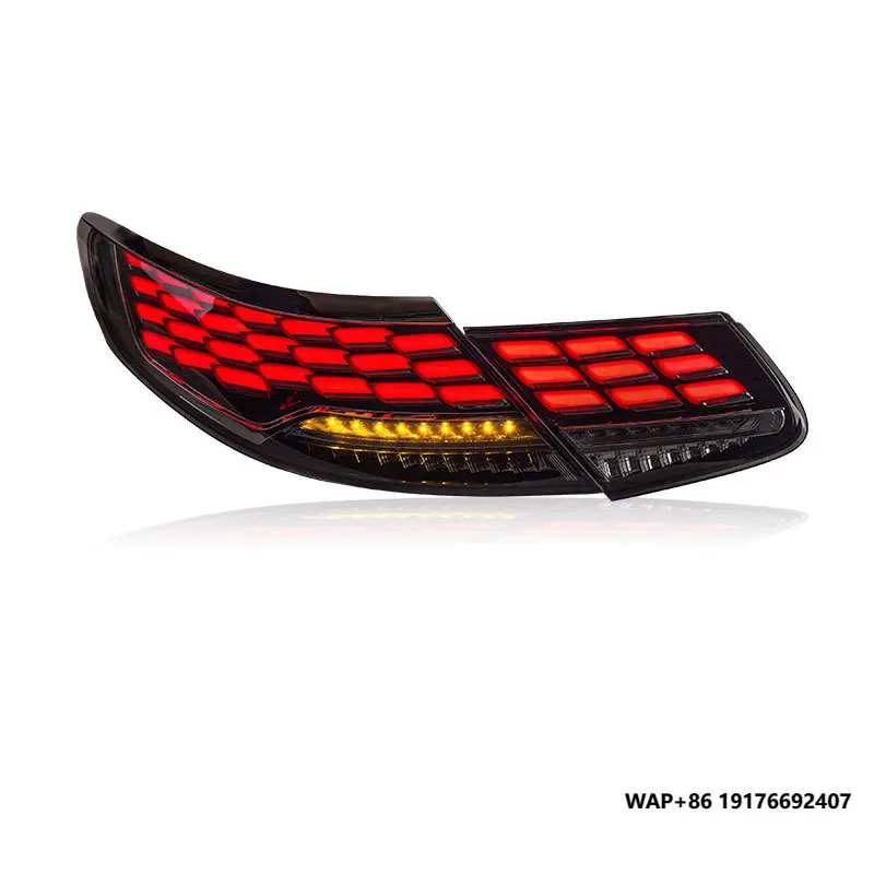 

New 14-18 MercedesBenz S-Class Coupe Tail Light W217 Dragon Scale LED Flowing Light Turn Signal Red Lens Condition New