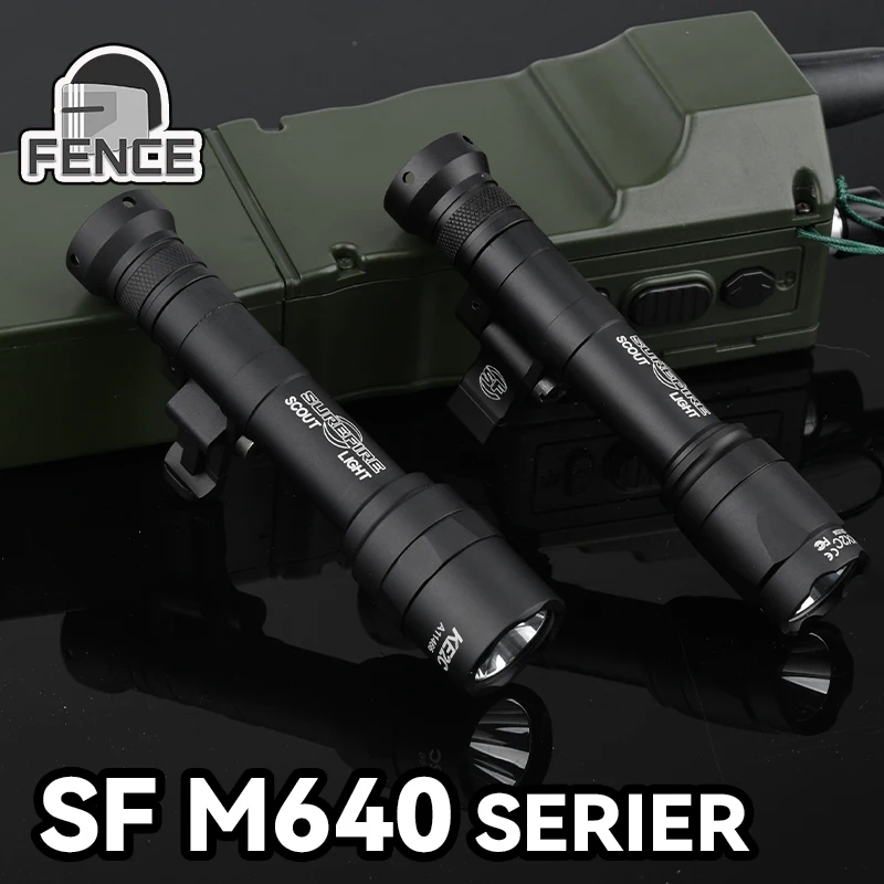

WADSN M640 Tactical Surefir Flashlight AR15 Rifle Weapon Light strobe Mlok Keymod Pictinny 20mm Rail Hunting airsoft Accessories