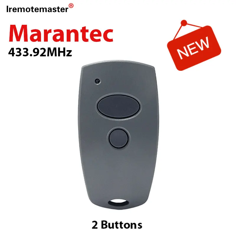 For Marantec Digital 302 304 313 Comfort 220 250 252 433.92MHz Garage Gate Door Remote Control 433MHz Fixed Code Transmitter