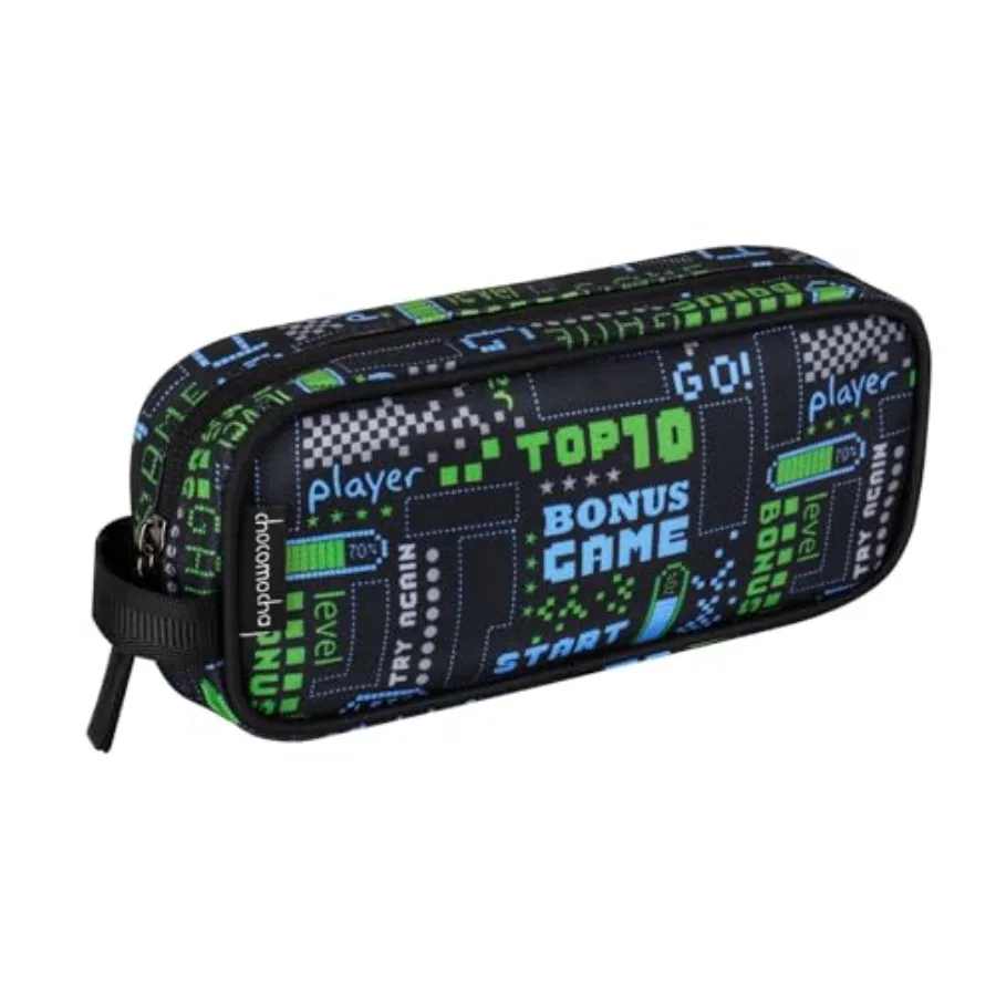 

Pencil Case for Boys, Soft Zipper Pencil Pouch for Boys, Pencil Case for School Pencil Bag for Toddler Boy, Black