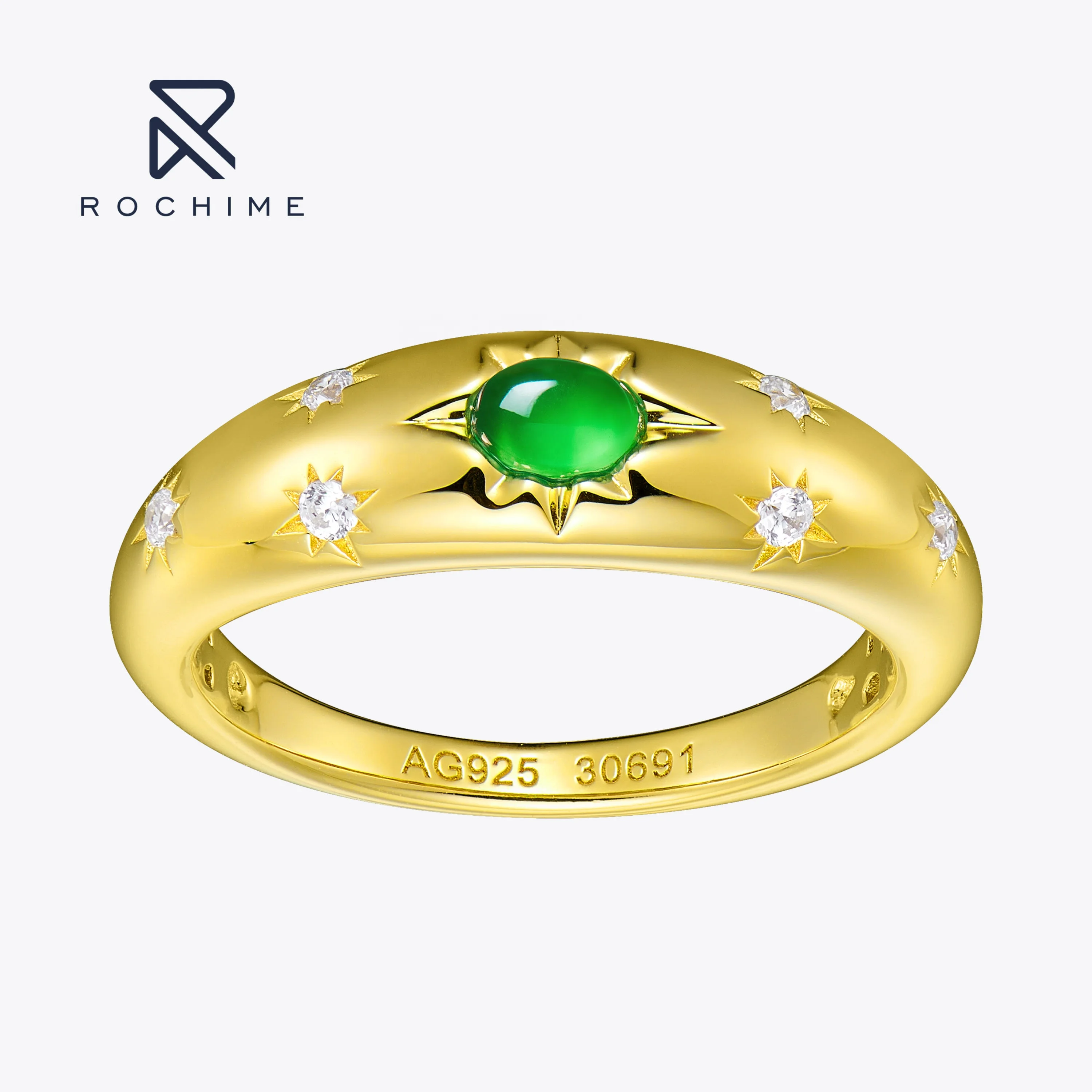 rochime-green-chalcedony-jade-gemstone-diamonds-rings-women-s925-silver-18k-gold-plated-ring-fine-jewelry