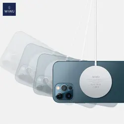 WiWU 15W Magnetic Wireless Charging for iPhone 17 16 15 Pro 14 Pro max Fast Charge QI for Magsafe Charging Case for Airpods Pro