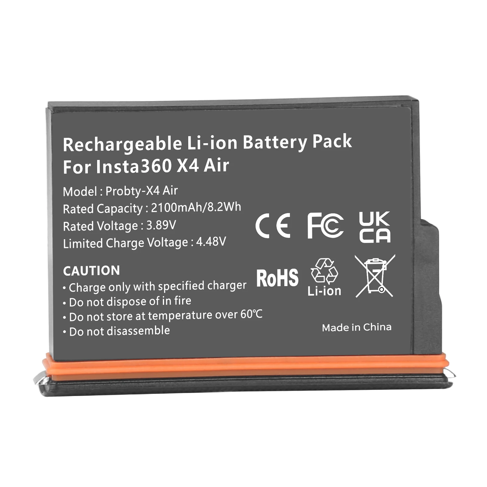 2100mAh Battery for Insta360 X4 Air or Fast Charger box for Insta 360 X4 Air Action Camera Accessories
